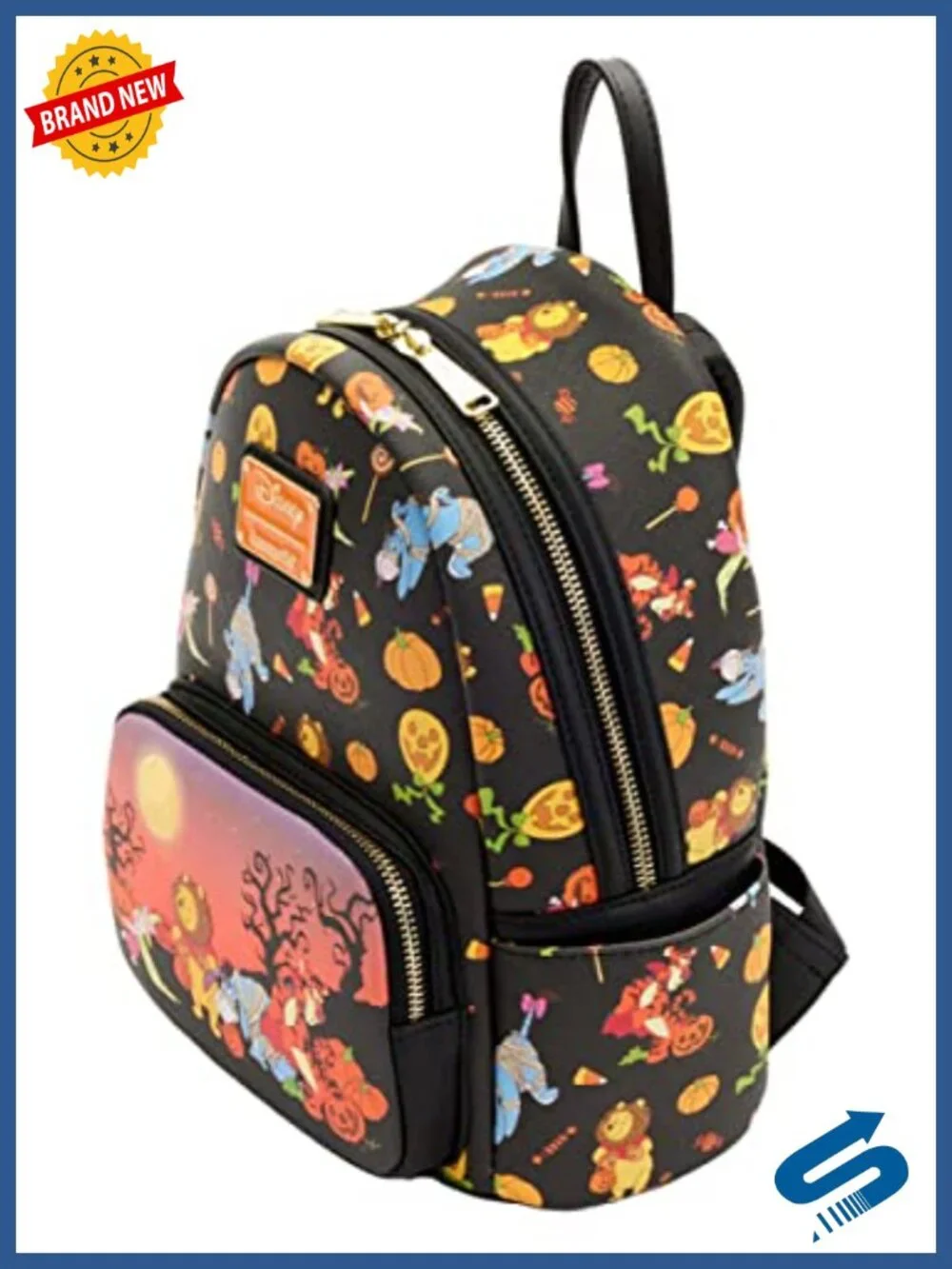 Loungefly Winnie the Pooh Halloween Shoulder Bag Vegan Leather Crossbody Purse